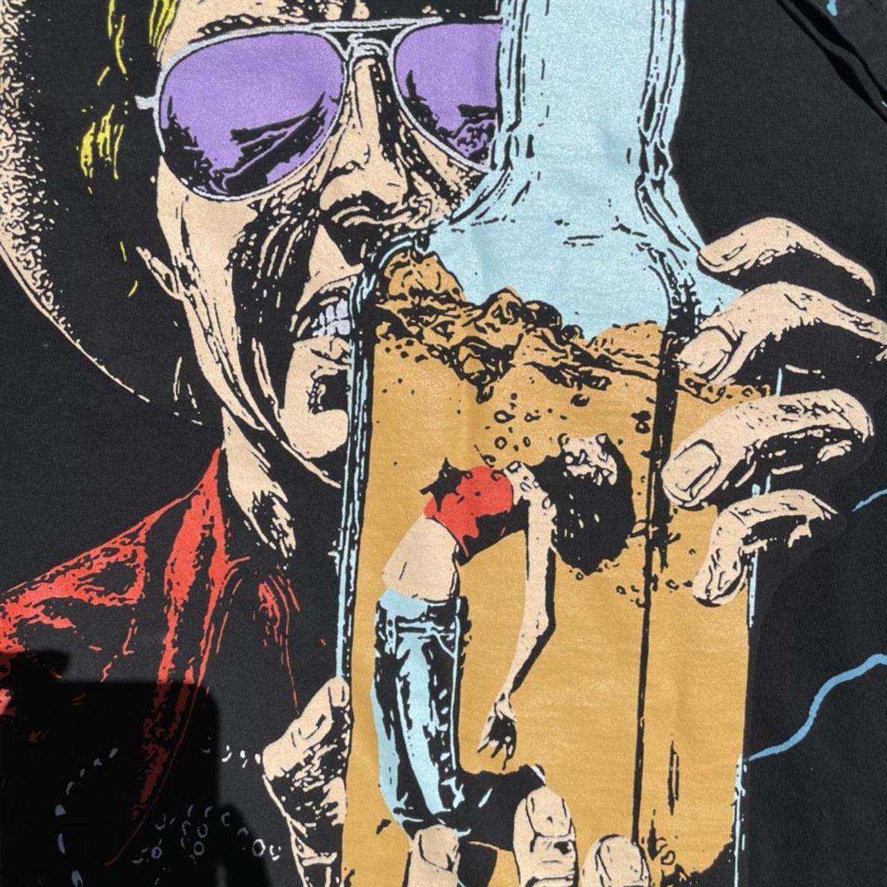 Absent Men's Black and White T-shirt | Depop