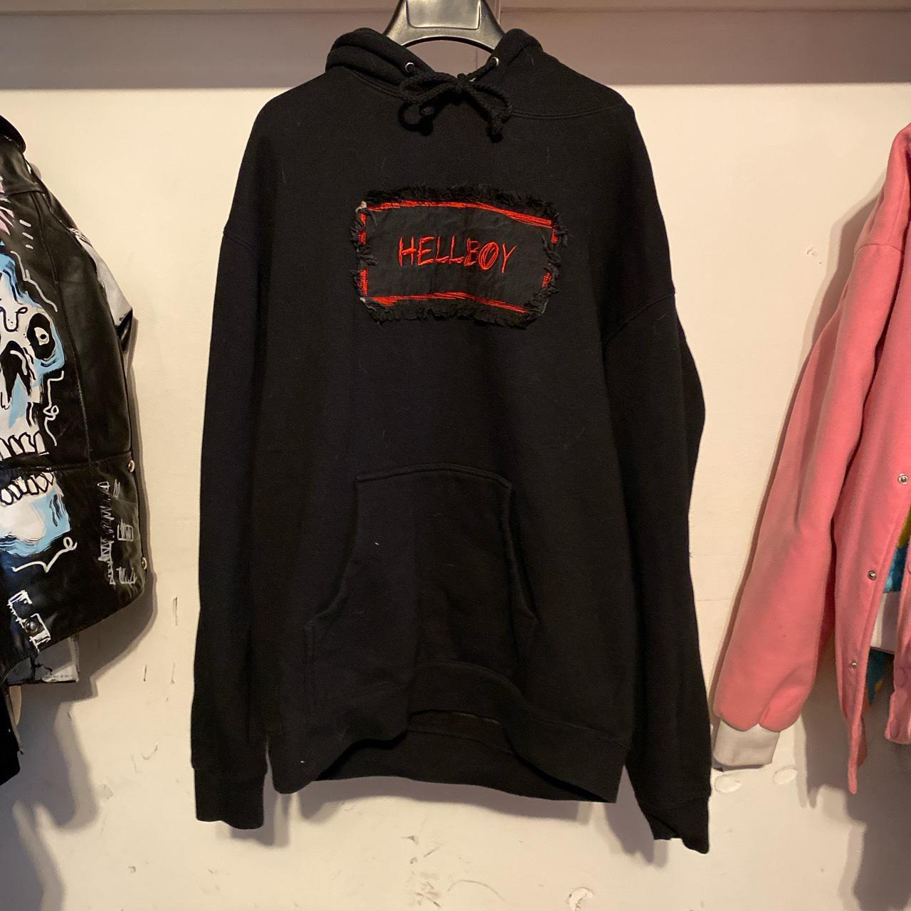 superrradical hellboy moletom com capuz pink camo