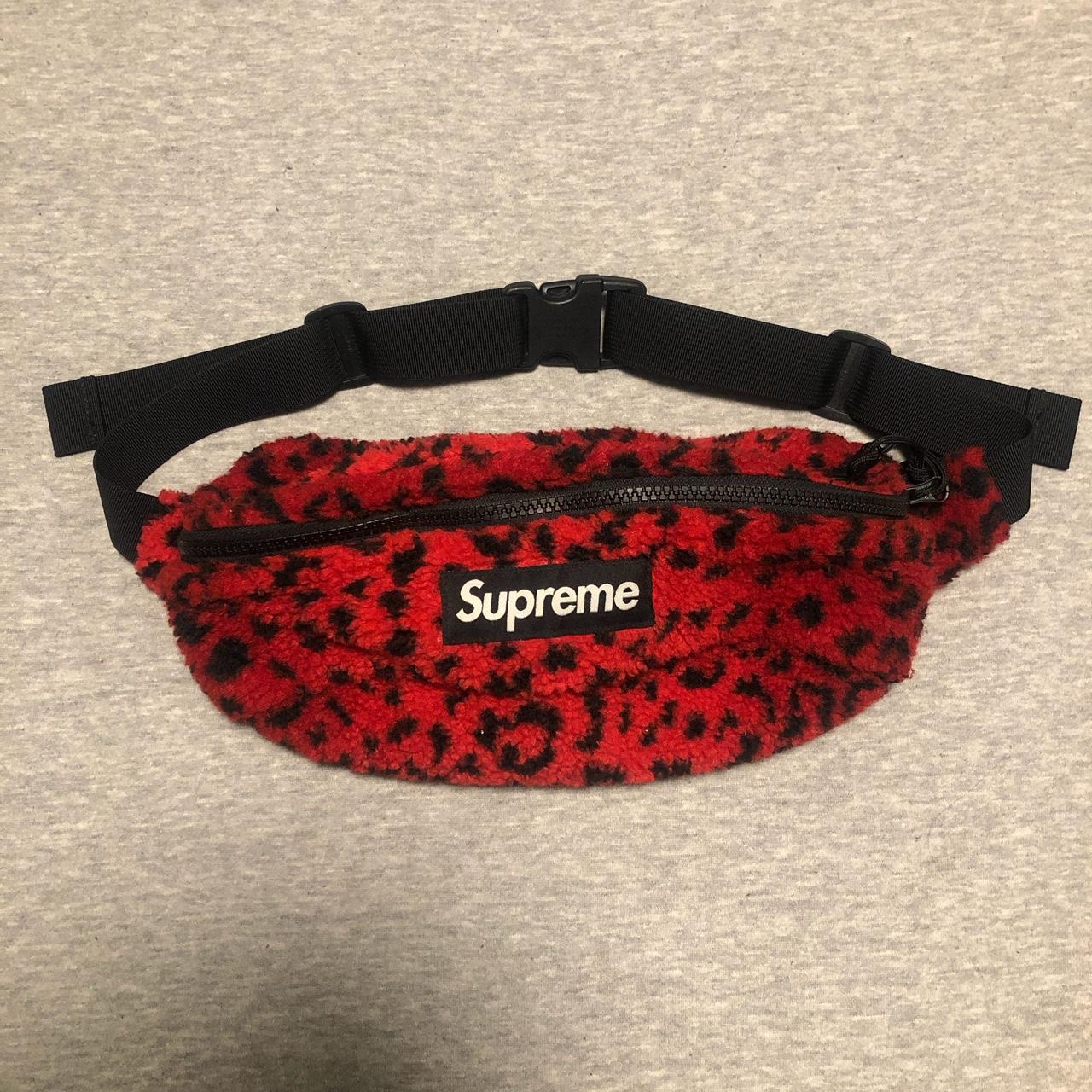 Big Black Supreme Fanny Pack Brand new w/ - Depop