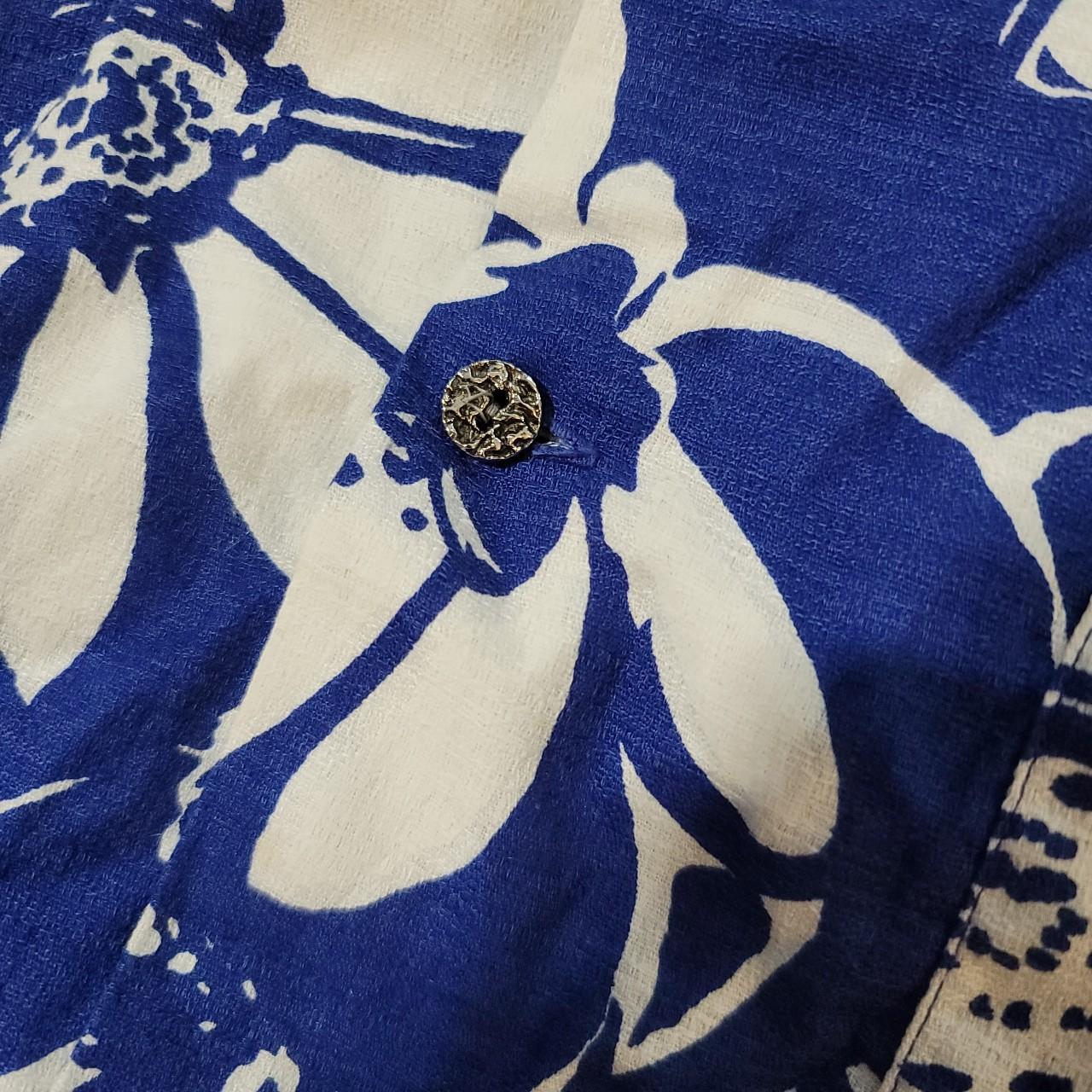 Vintage Mo Bettah Hawaiian Floral Button Up Shirt... - Depop