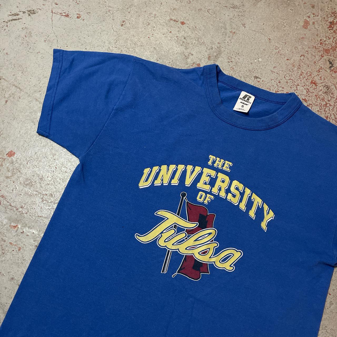 The university of Tulsa Tee T shirt VTG vintage 90s... - Depop