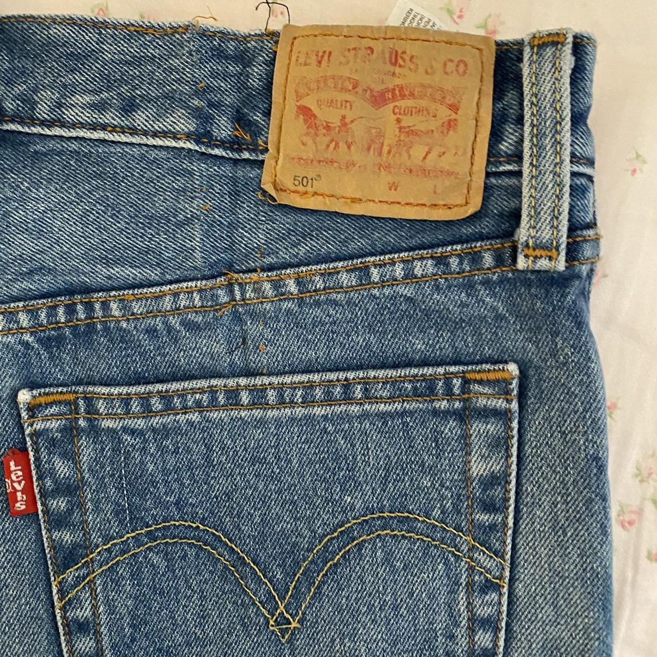 Levi's Women's Blue Shorts | Depop