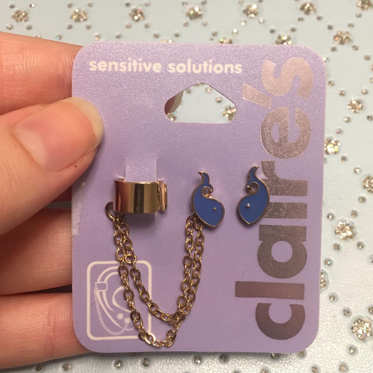 Nickel Free Claire's Sensitive Solutions Earrings Claire's