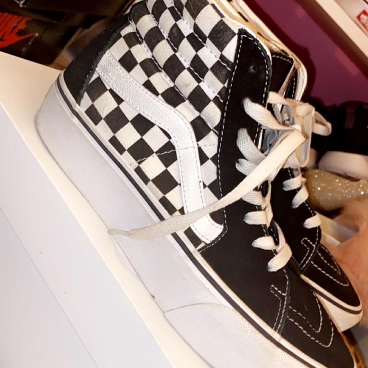 women s platform Vans trendy vans checkered