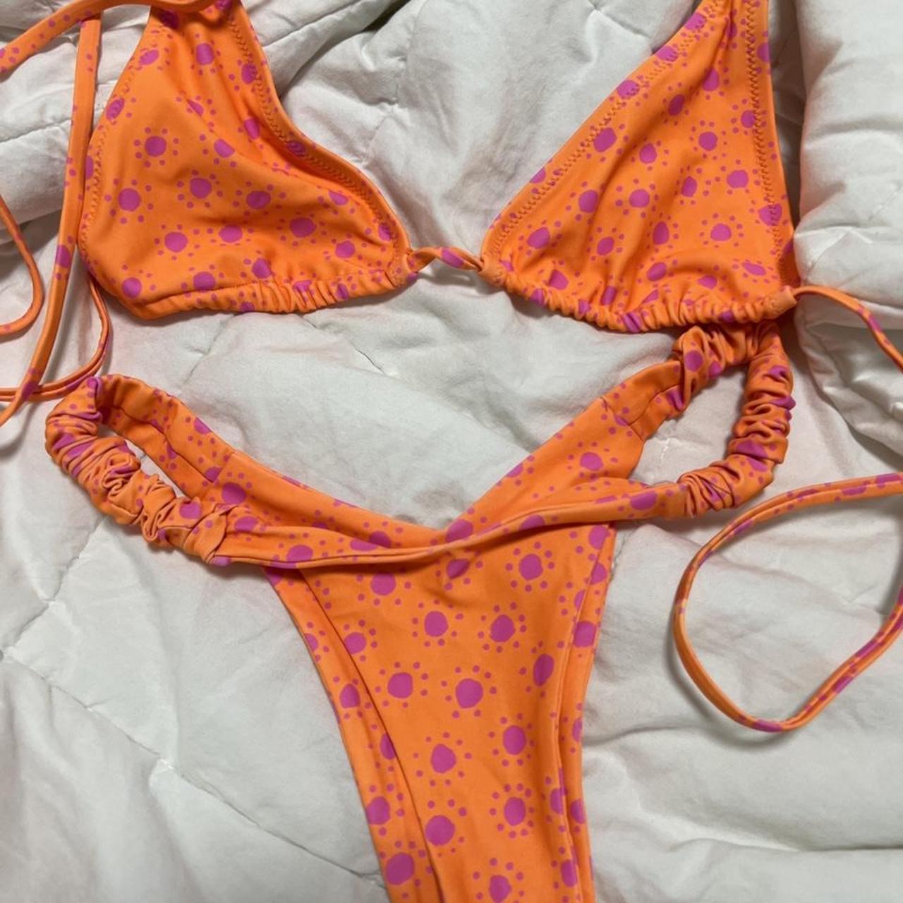 Women's Orange and Pink Bikinis-and-tankini-sets