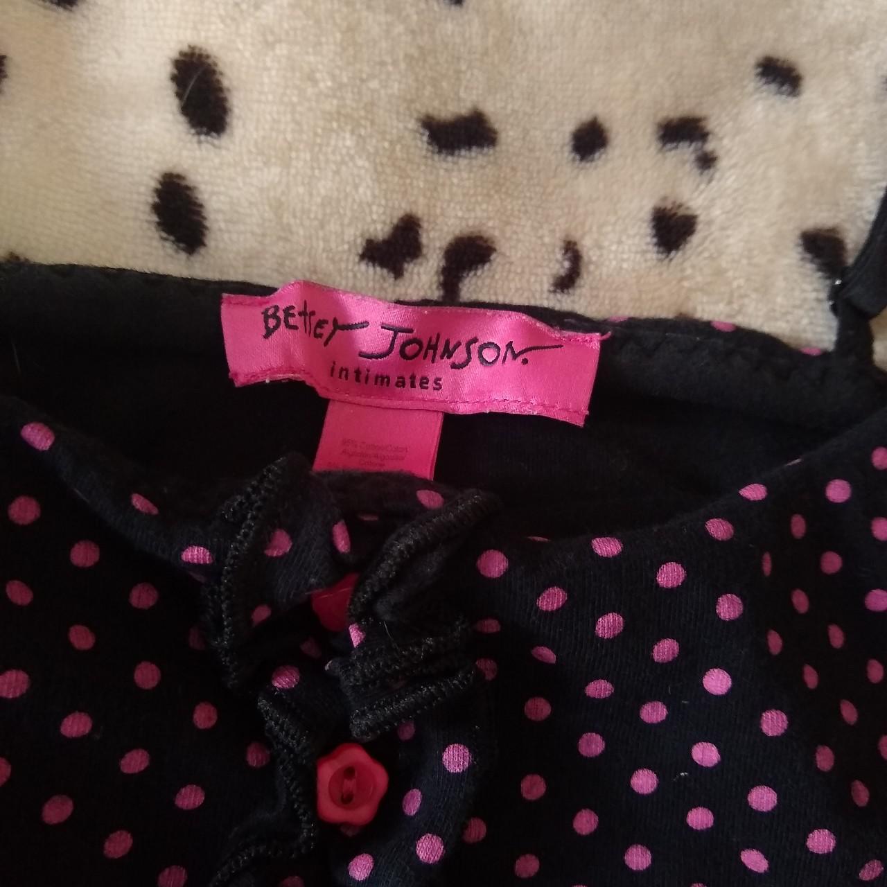 Betsey Johnson Women's Pink and Black Vest (2)