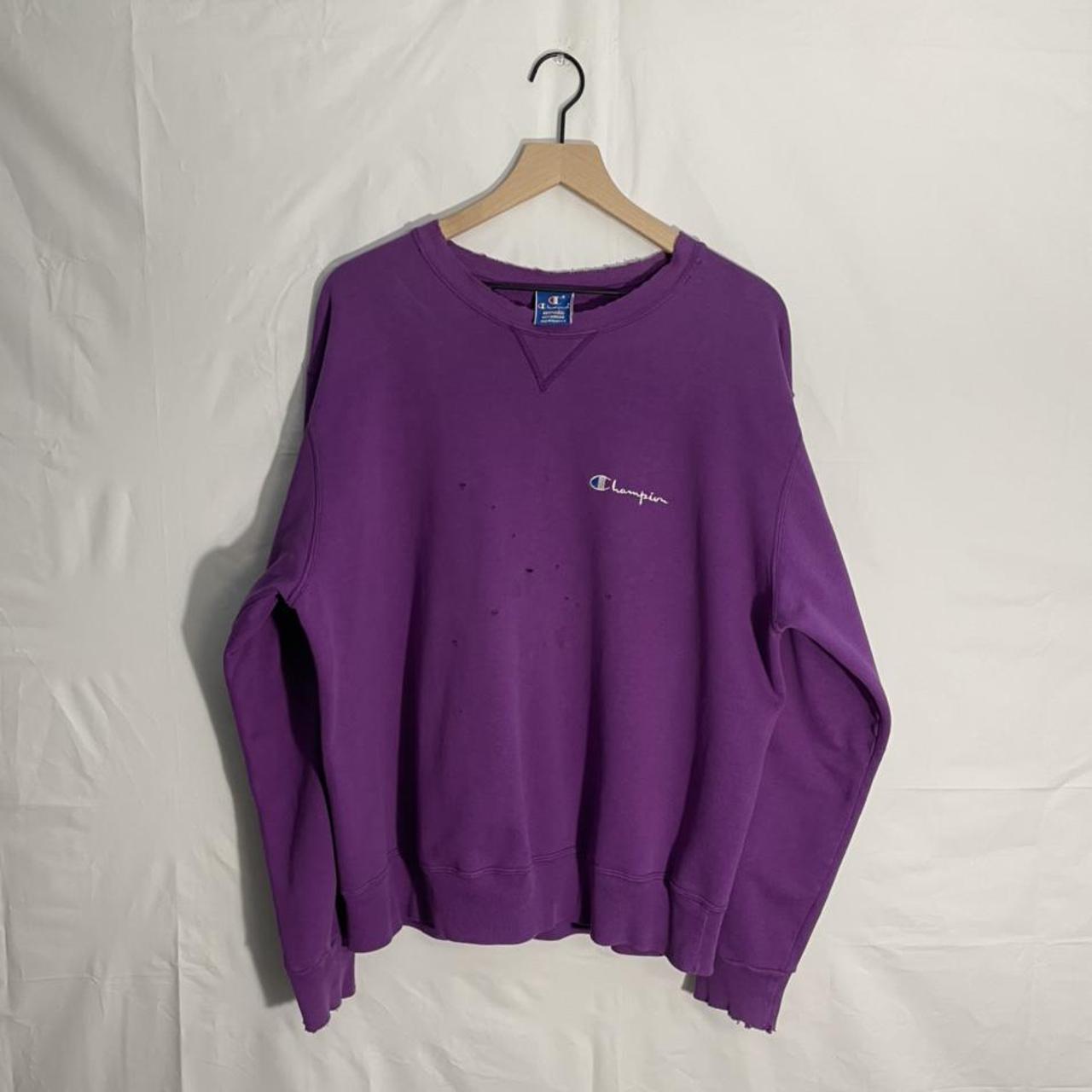 Product Image 1 - Champion Purple 90s Distressed Sweater