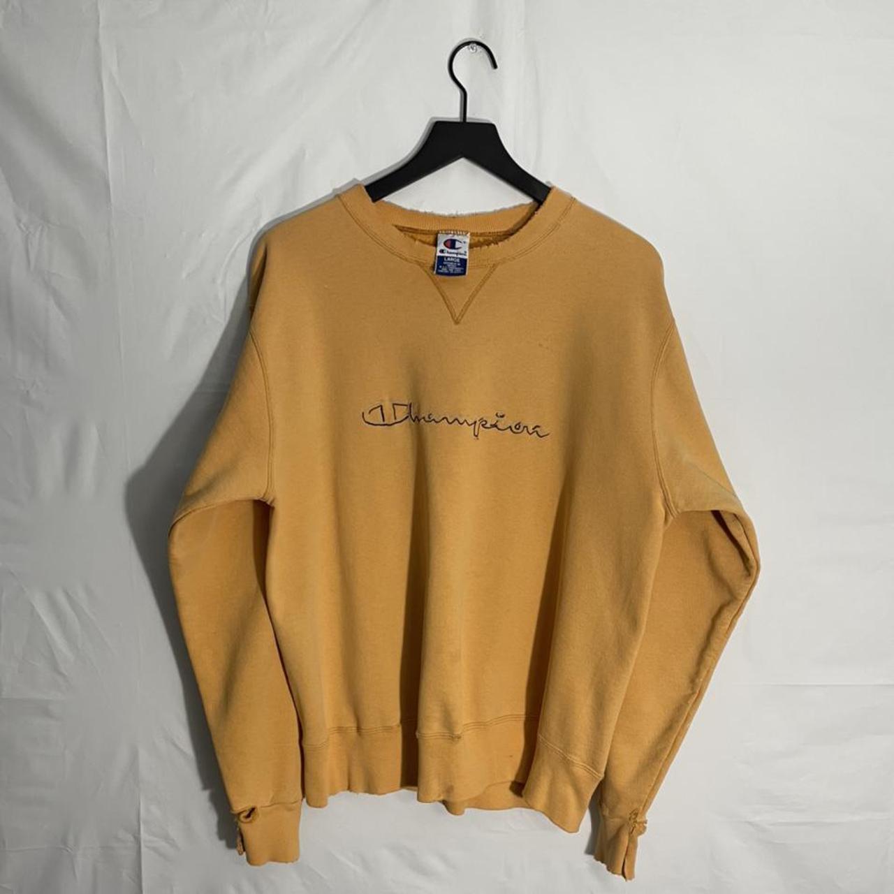 Product Image 1 - Champion Essential Yellow 90s Sweater

Champion