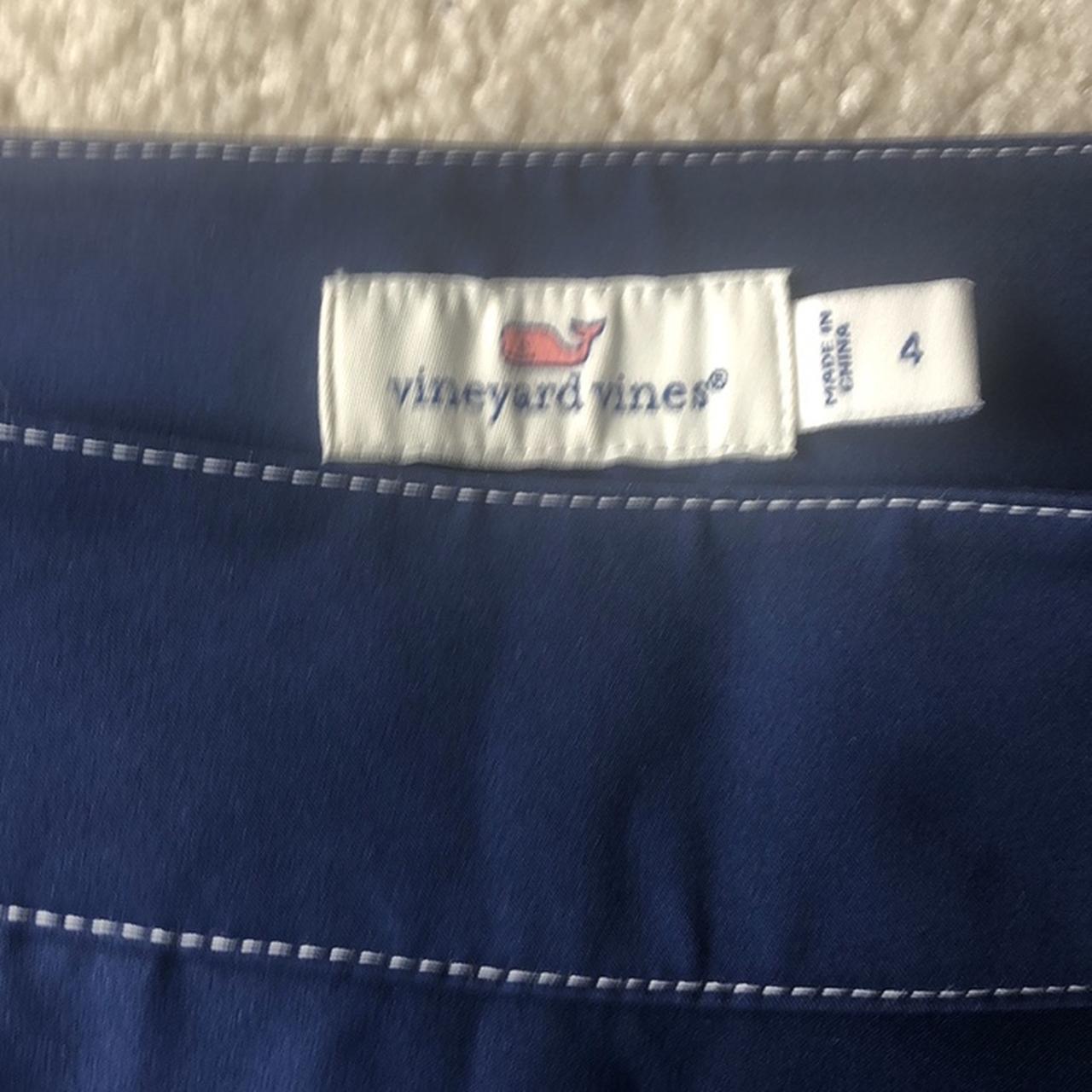 Vineyard vines navy golf skirt size4 worn once... Depop