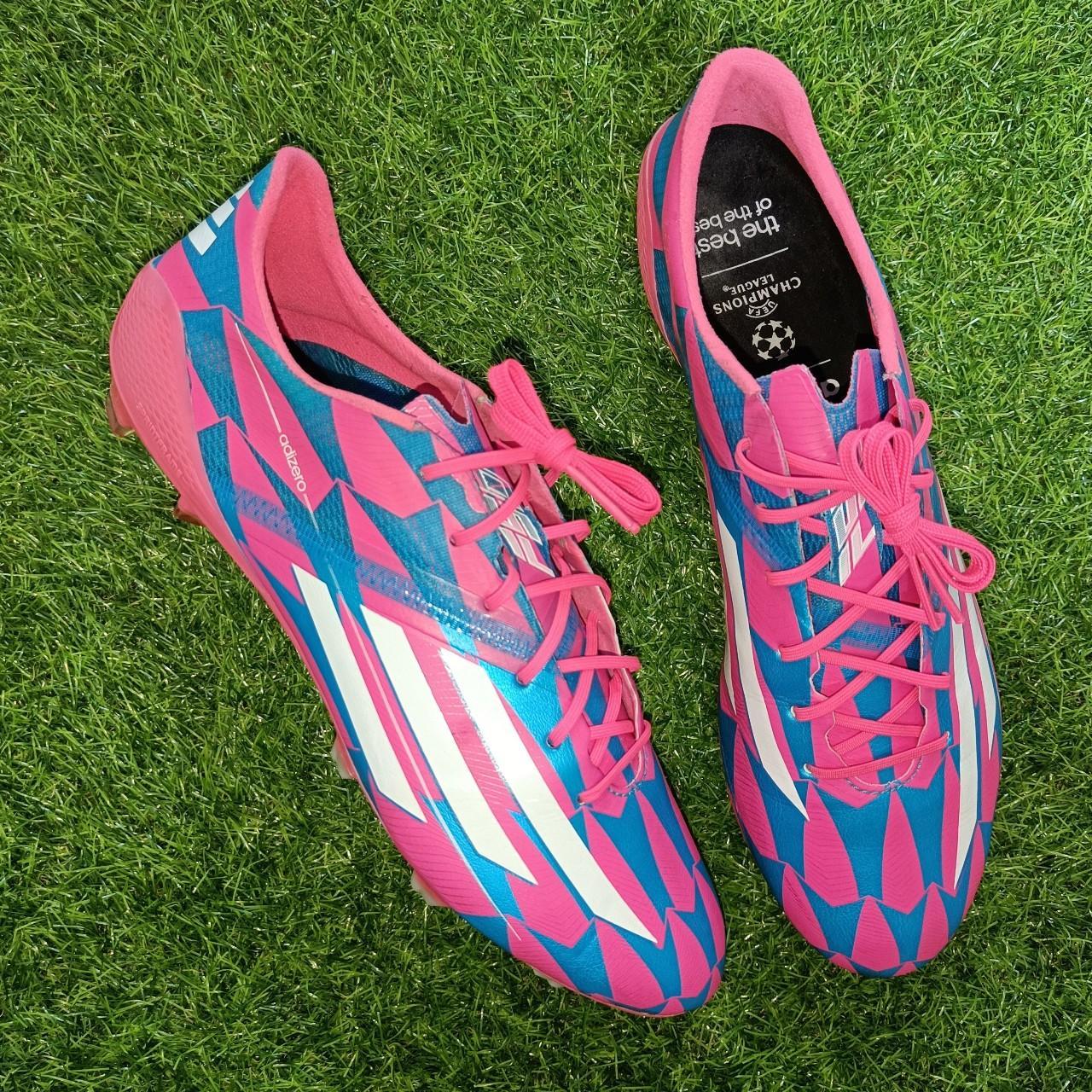 adizero pink and blue