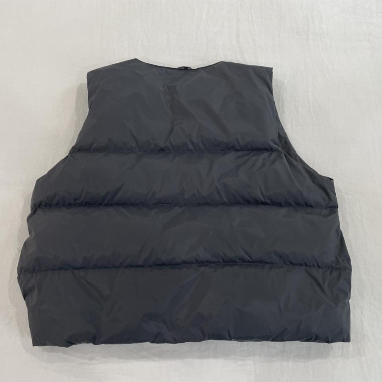 Cole Buxton Puffer Vest Black Gray Brand new Medium - Depop