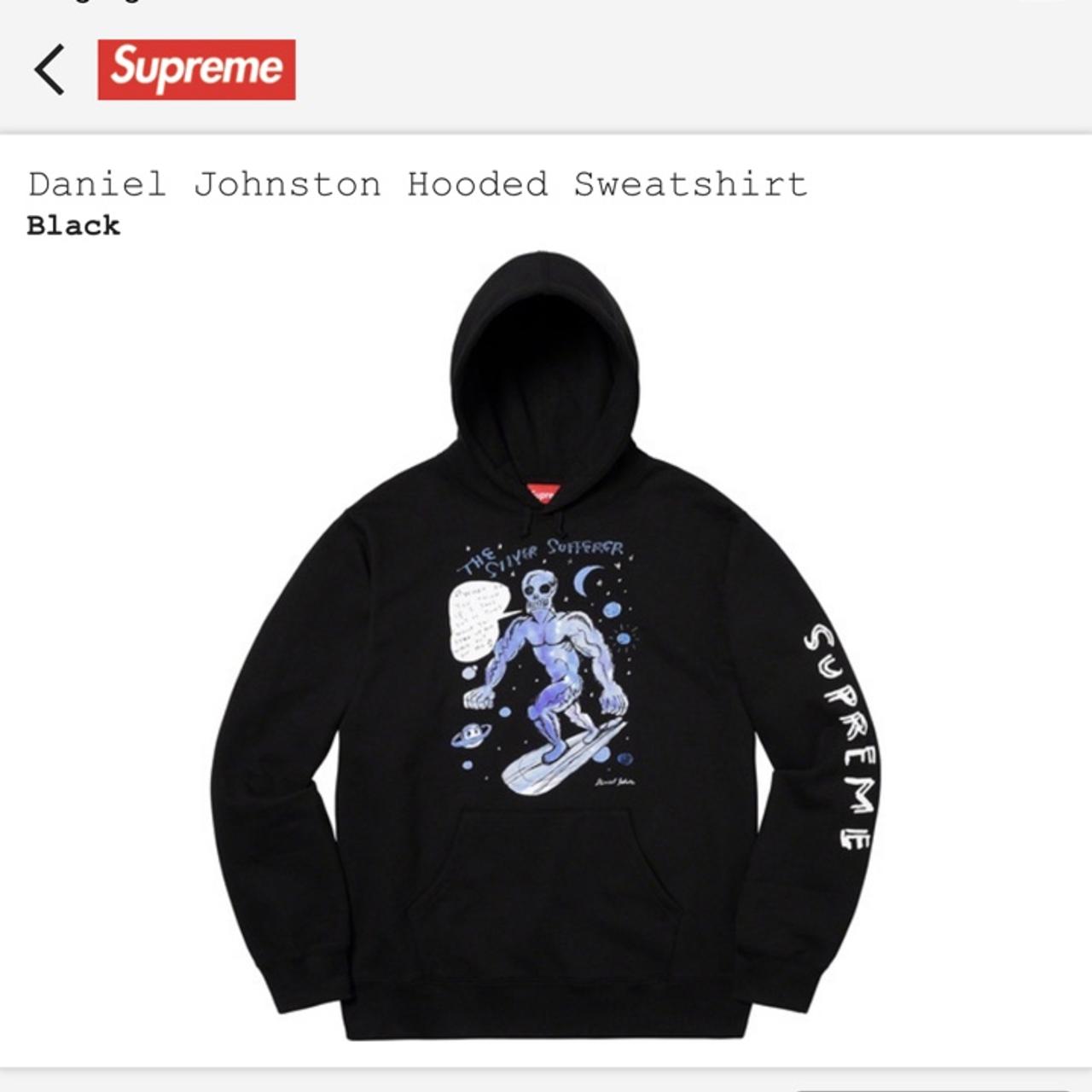 Supreme x Daniel Johnston Hooded Sweatshirt ... - Depop