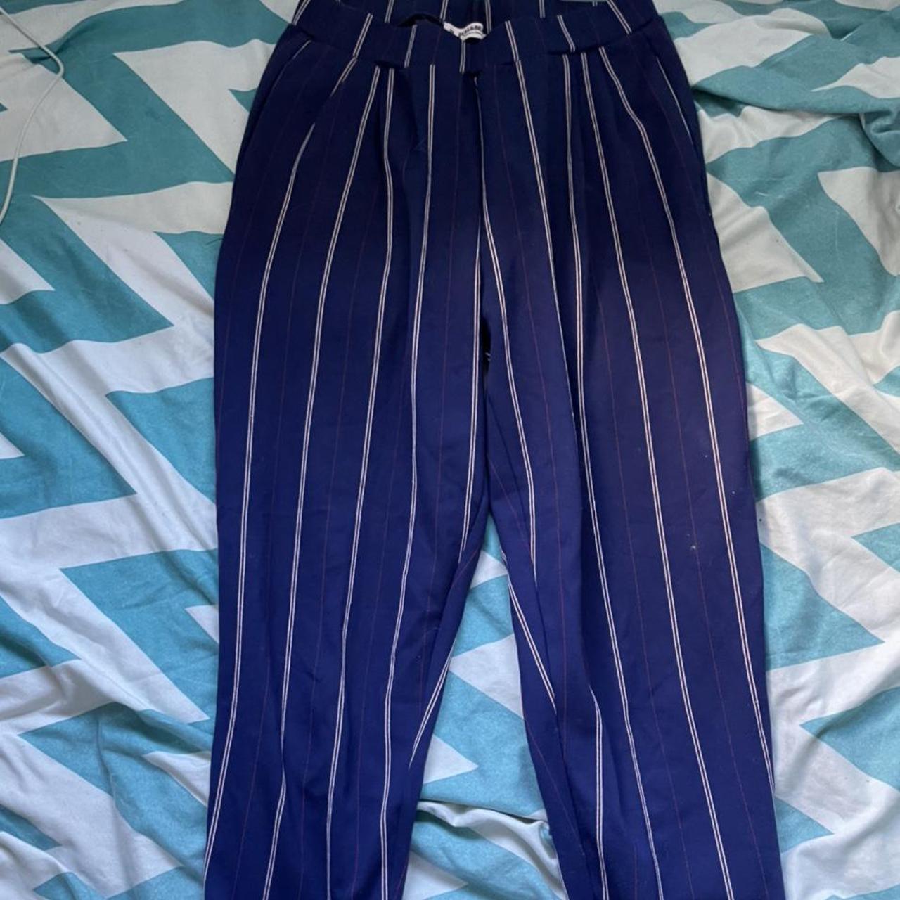 Pull & bear trousers size 8 sadly too big - Depop