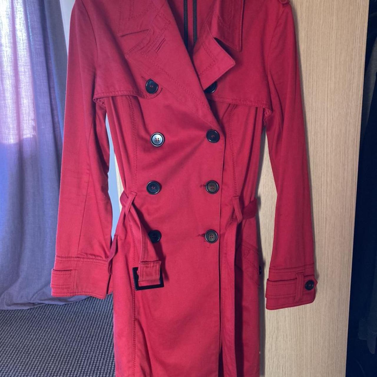 Next Women's Red Coat | Depop