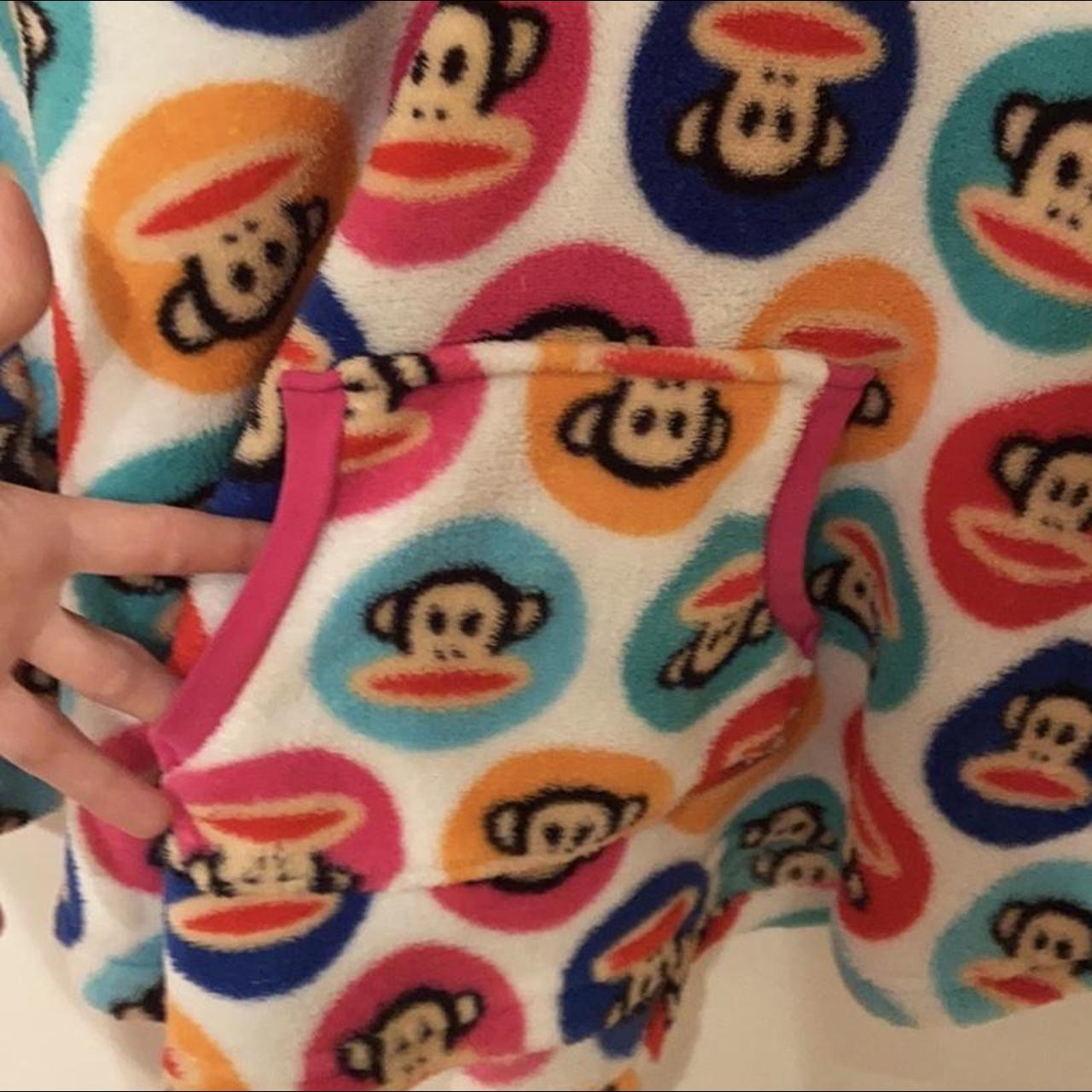Paul Frank Women's White and Pink Robe | Depop