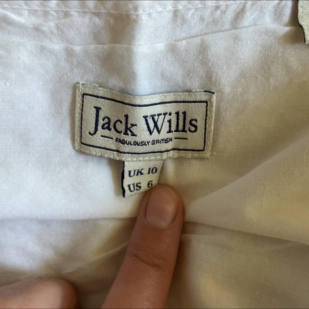 Jack Wills Women's White Dress | Depop