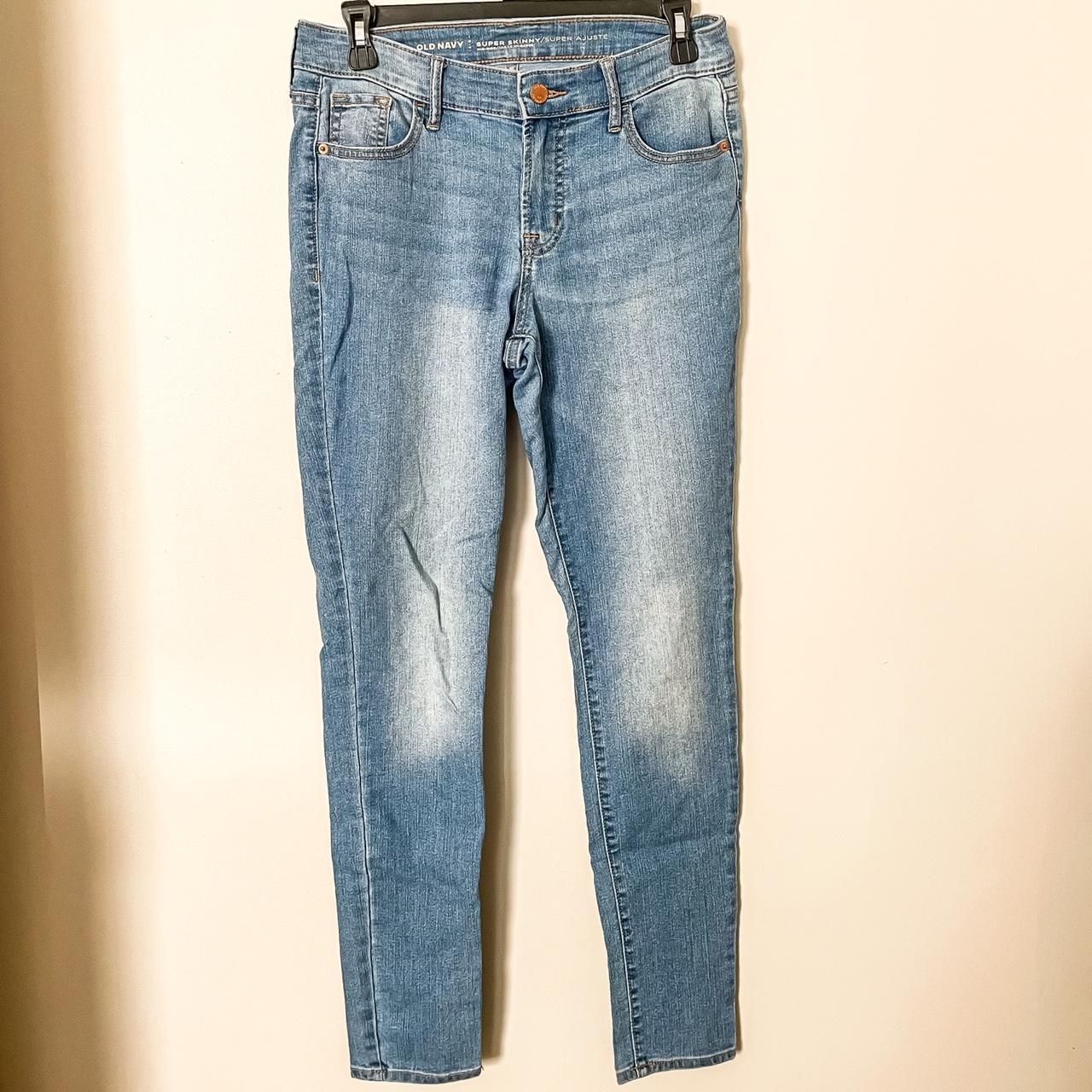 Old Navy Medium Wash Super Skinny Jeans -brand: Old... - Depop