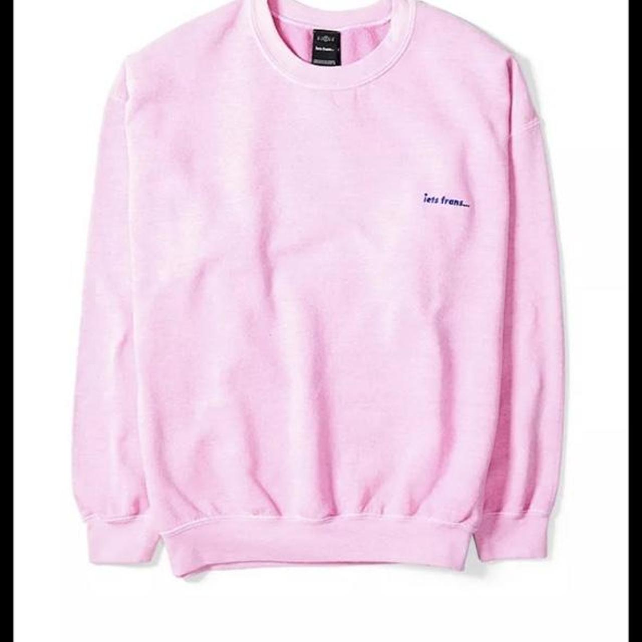 Women's Pink and Blue Sweatshirt | Depop