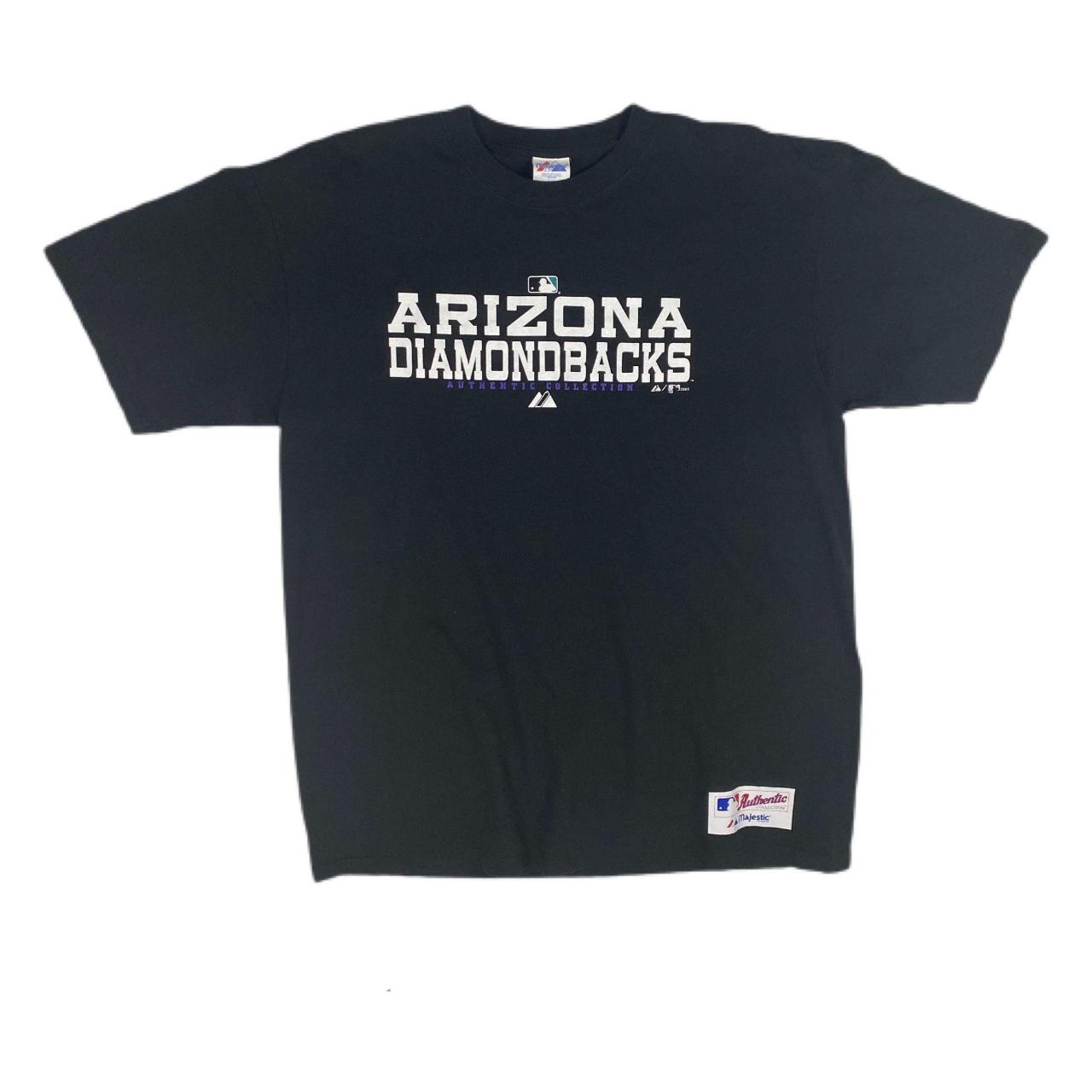 Men's Majestic Gray/Black Arizona Diamondbacks Fashion Official