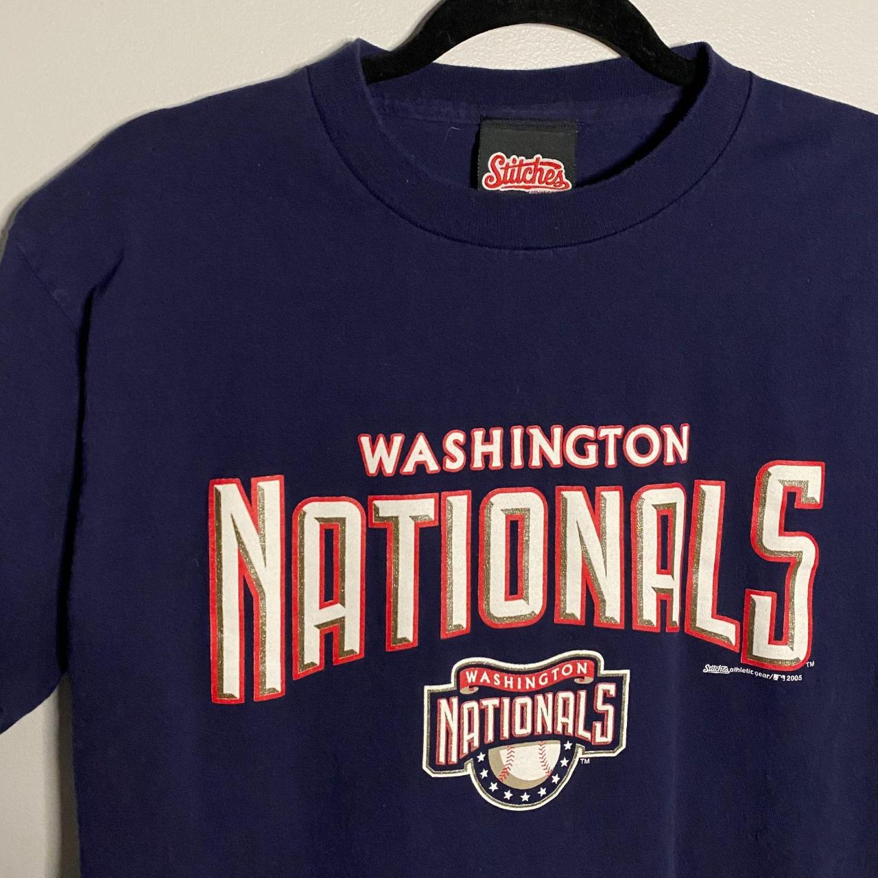 Vintage Washington Nationals Long Sleeve T-shirt - - Depop