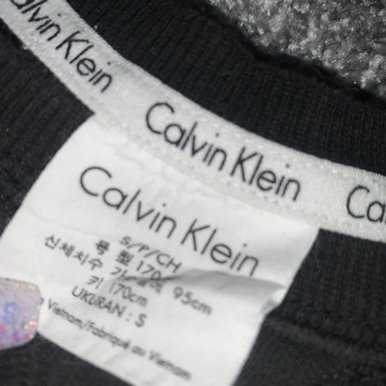 Black Calvin Klein crew neck PM BEFORE... - Depop