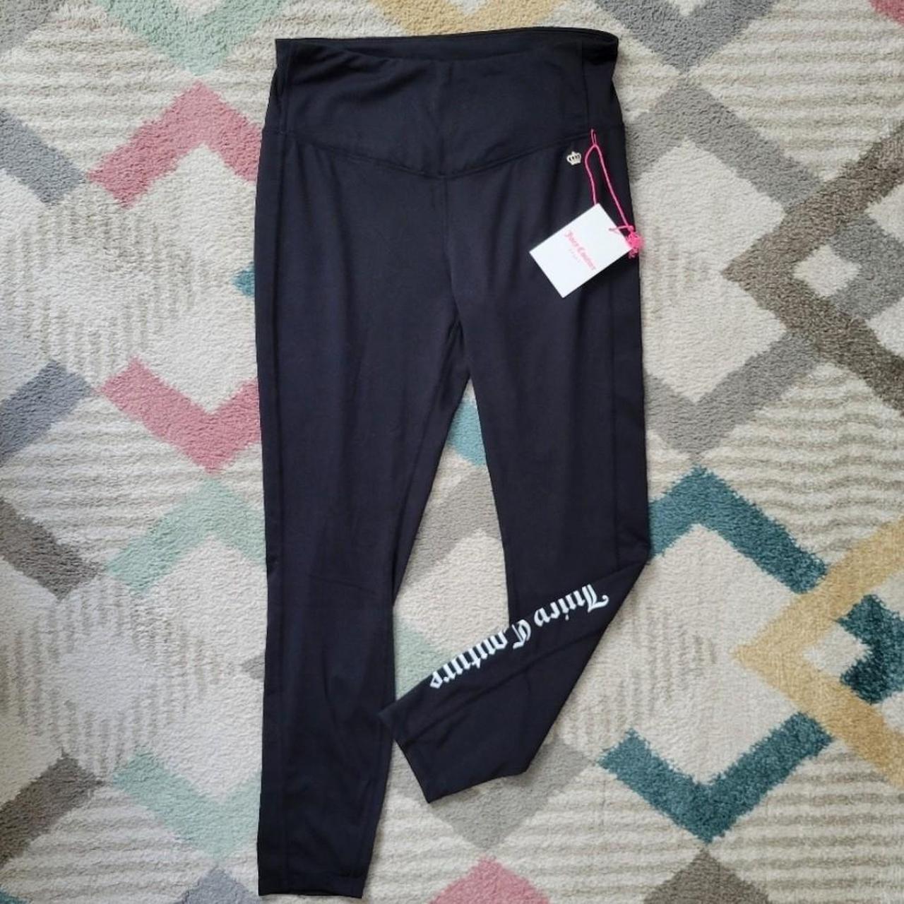 Juicy Couture Women's Black Leggings | Depop