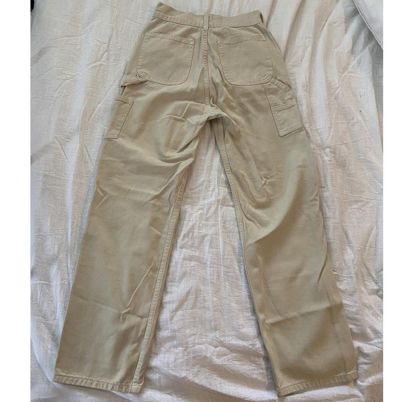 Brandy Melville Tammy Cargo Pants Size S Tiny grey... - Depop