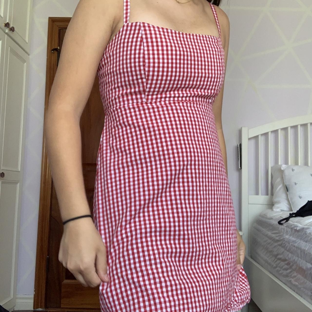 Red plaid dress from brandy Melville