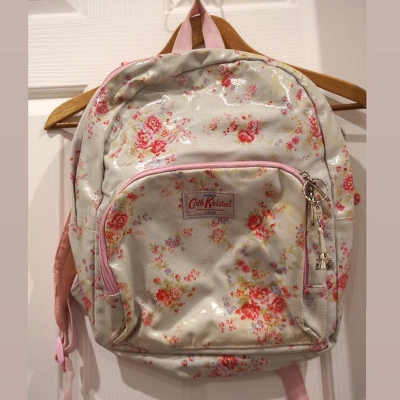 Cute Floral Cath Kidston Backpack Perfect For Depop   P0 