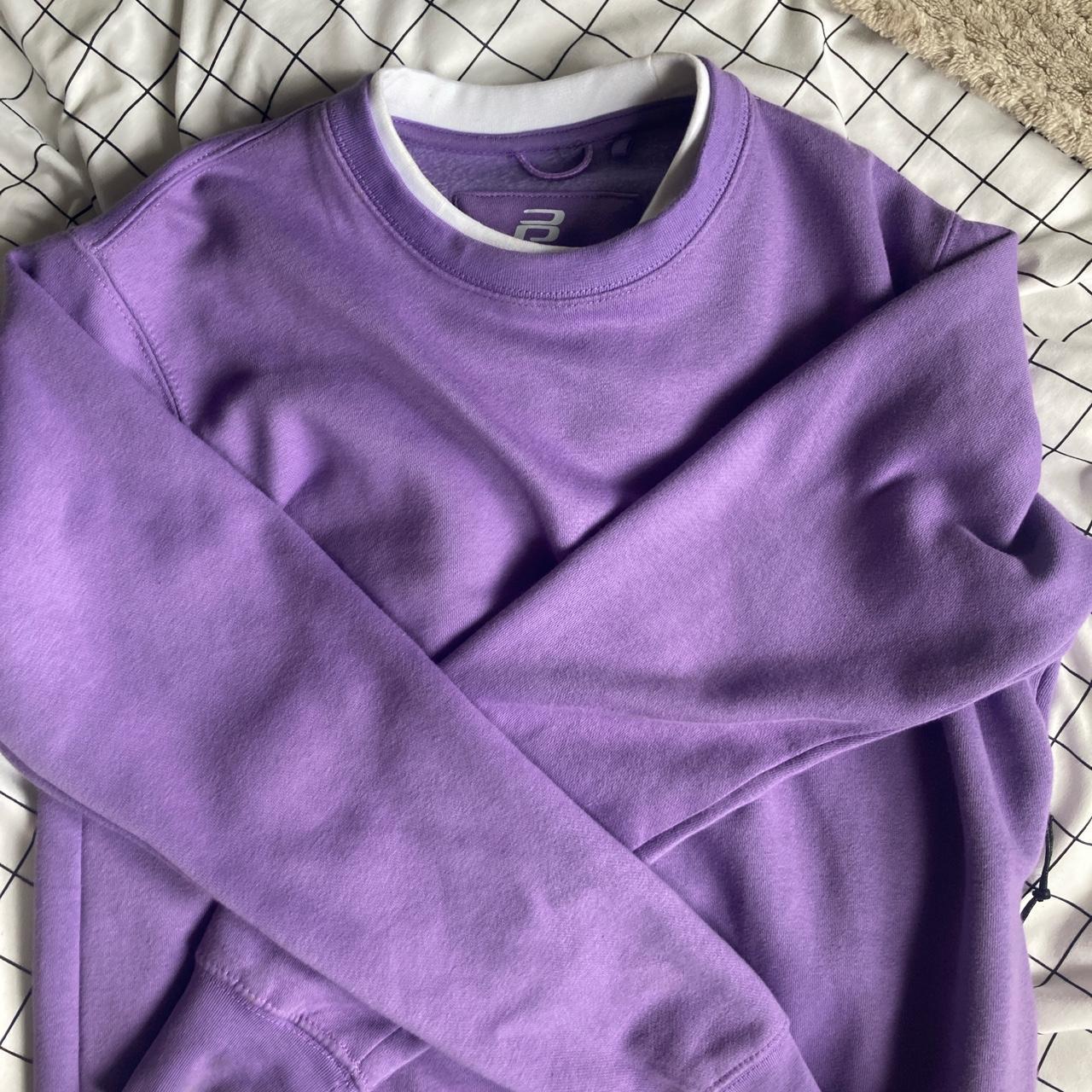 Pull&bear Purple Sweater Comfort fit size xs Barely | Depop