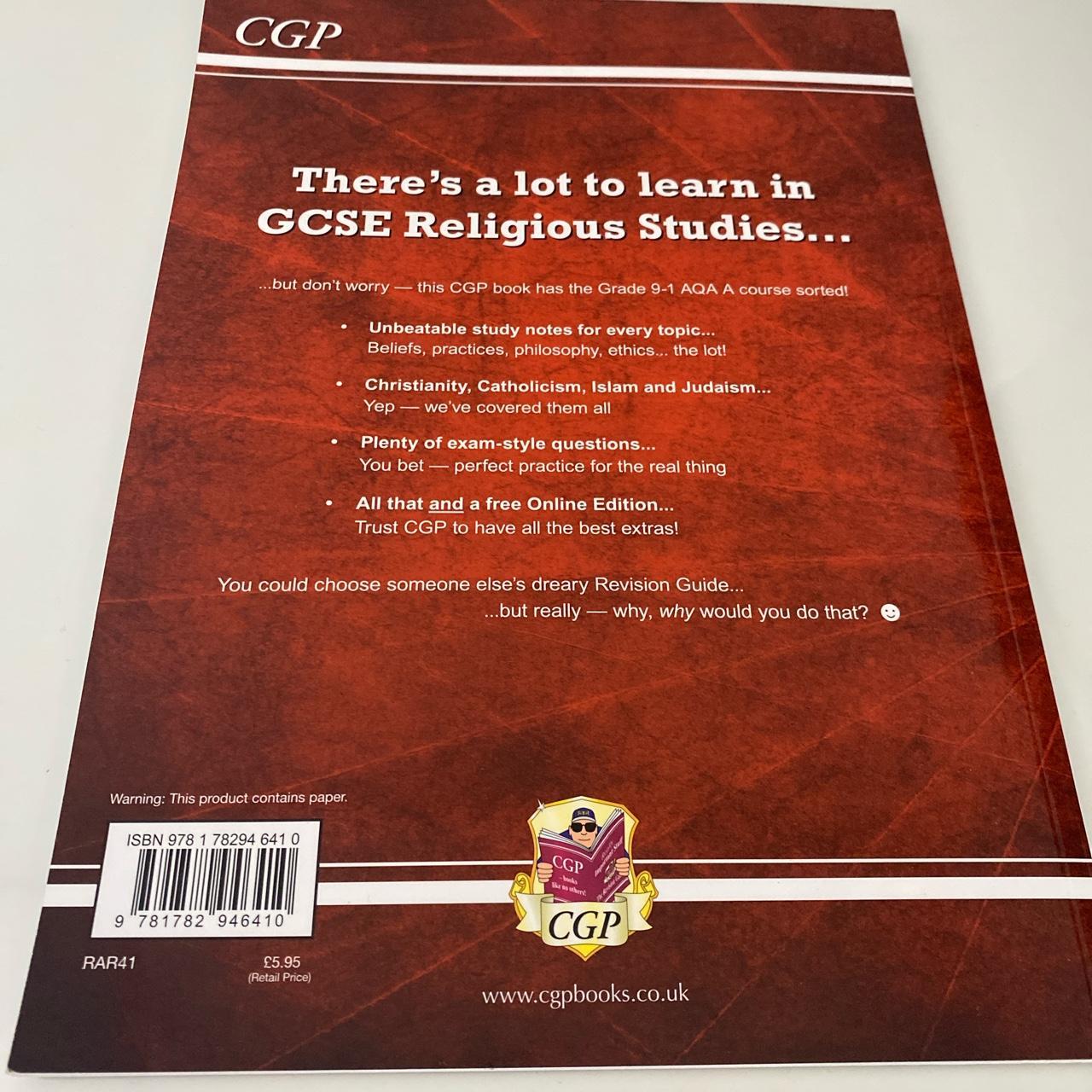 GCSE AQA religious studies revision guide Depop