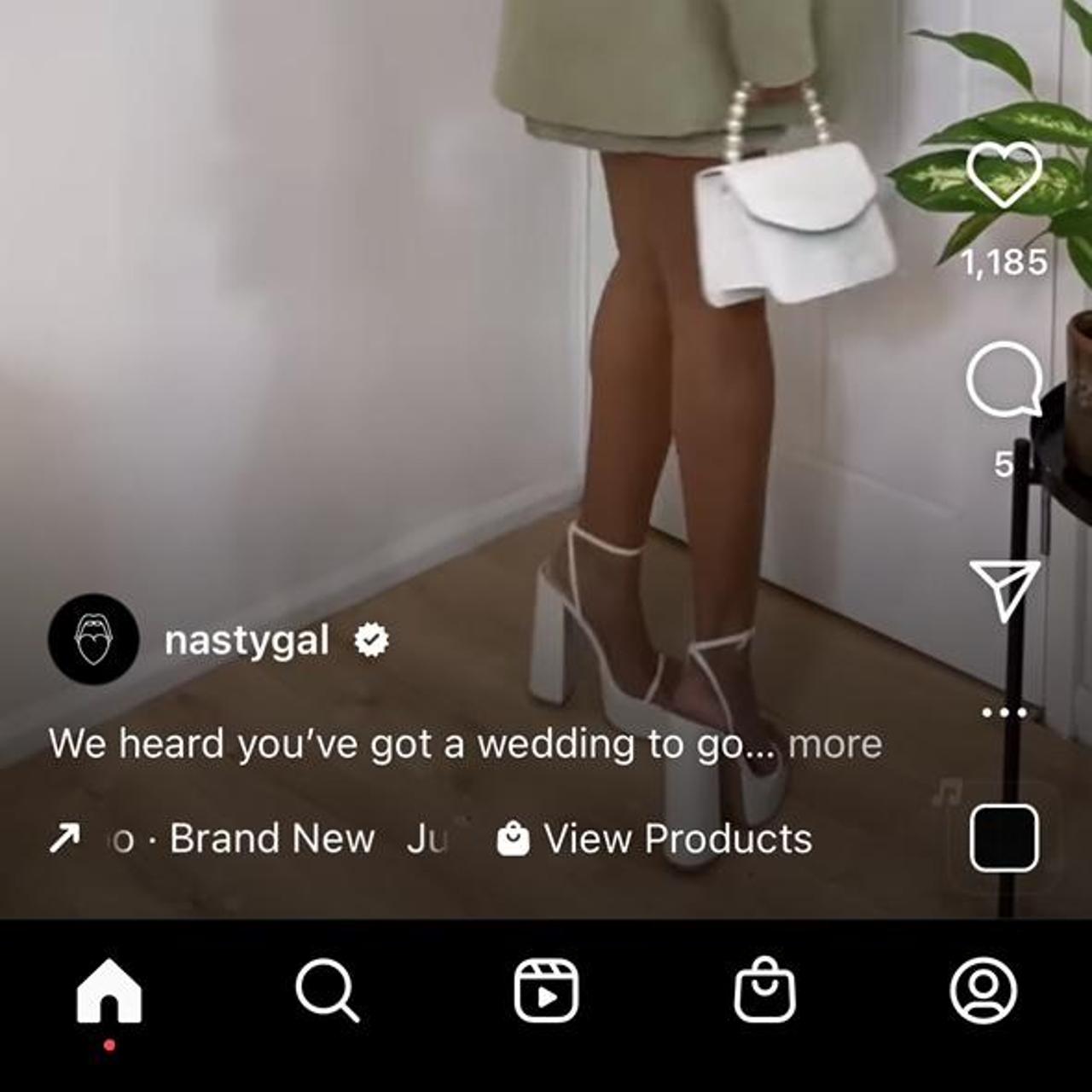 nasty gal white heels