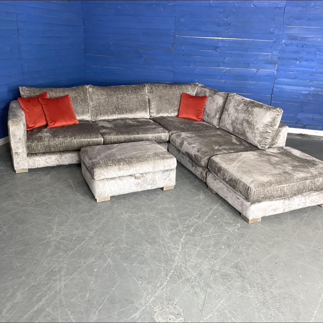 Sofology Majestic Corner Sofa sofa corner grey... Depop