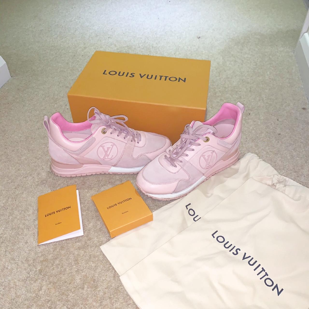 Pink Brand New Louis Vuitton runaway sneaker. - Depop