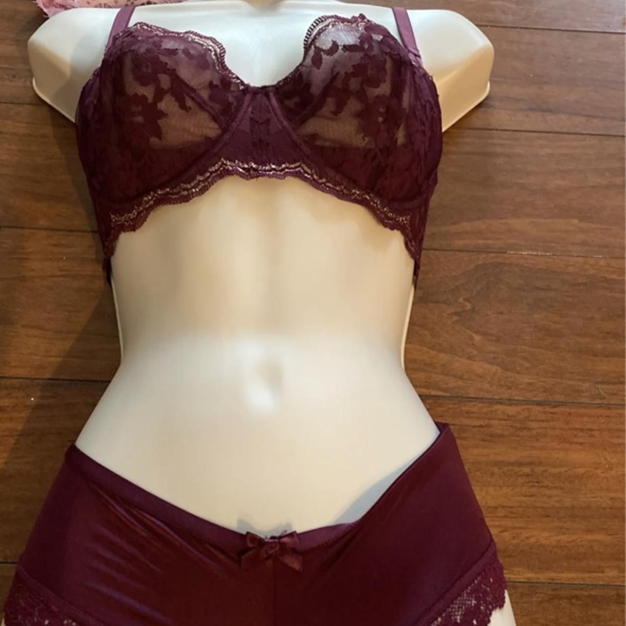 Victoria secret sexy lace bra and panty set.... - Depop