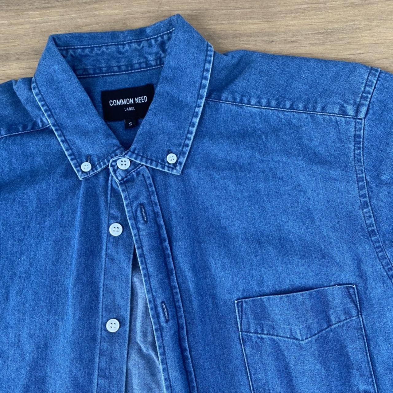 COMMON NEED DENIM SHIRT SIZE S RRP$ 60 - Depop