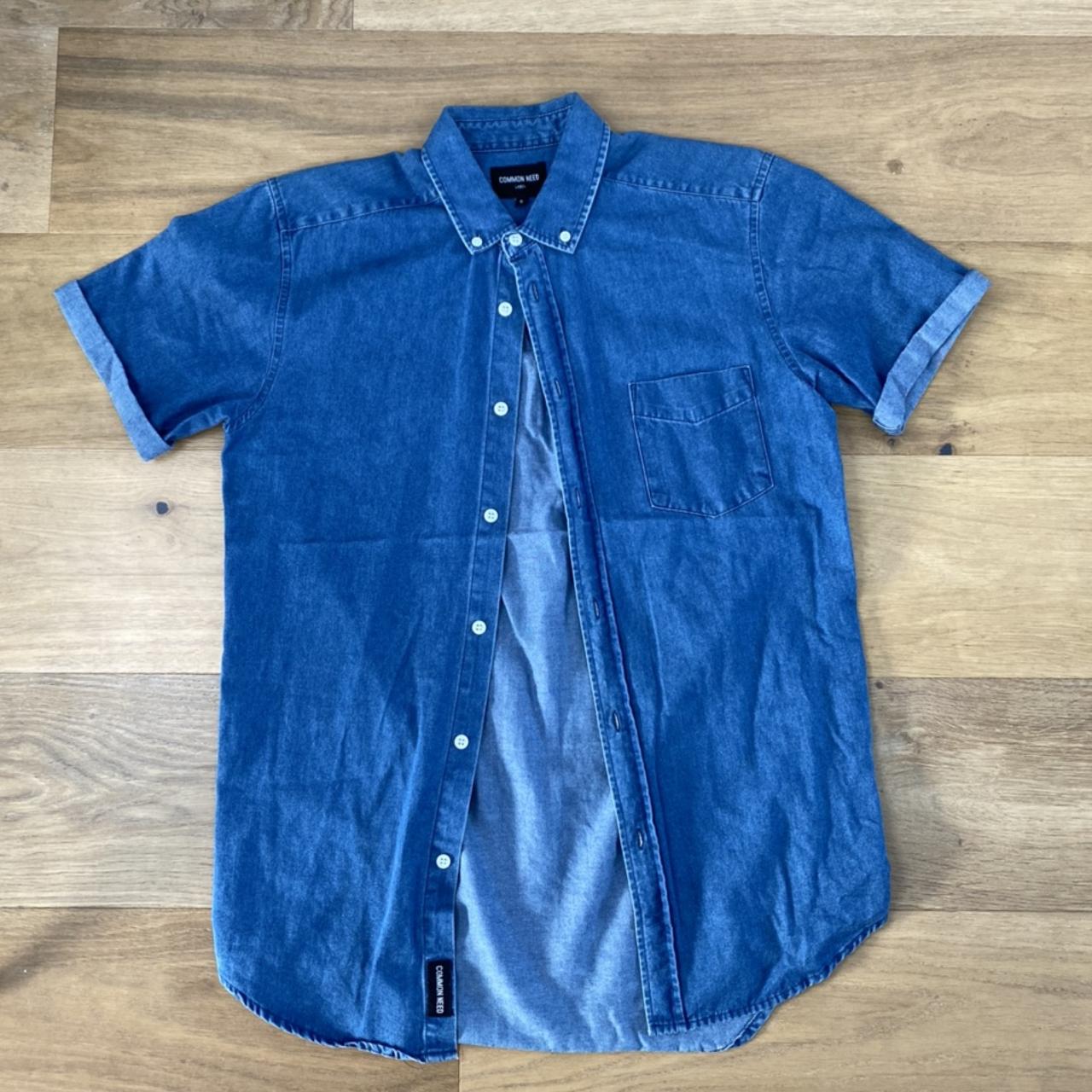 COMMON NEED DENIM SHIRT SIZE S RRP 60 Depop