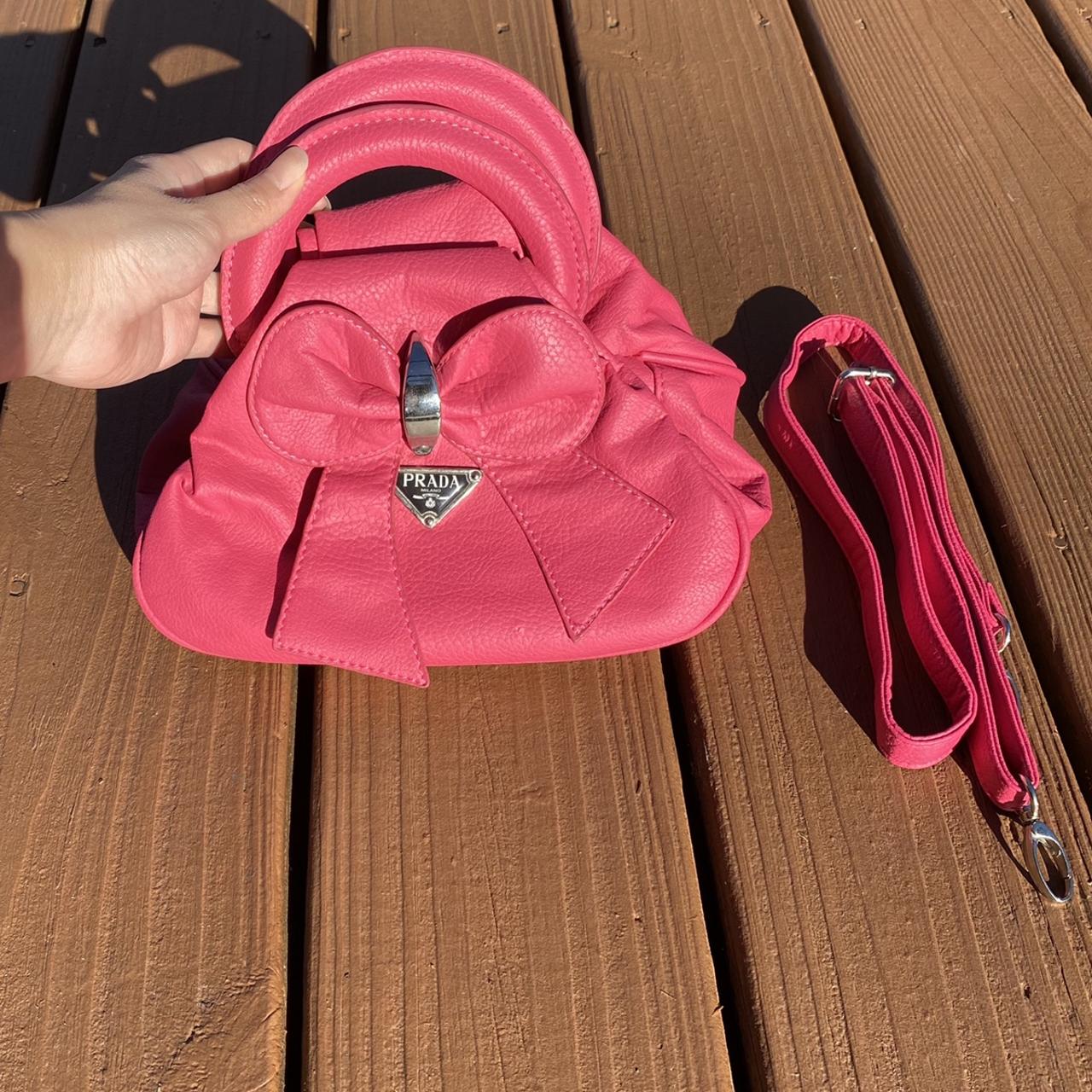 mini pink prada bag