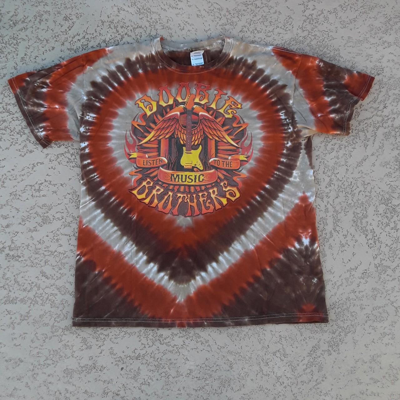 VINTAGE DOOBIE BROTHERS TYE DYE TEE!!! This is a... - Depop