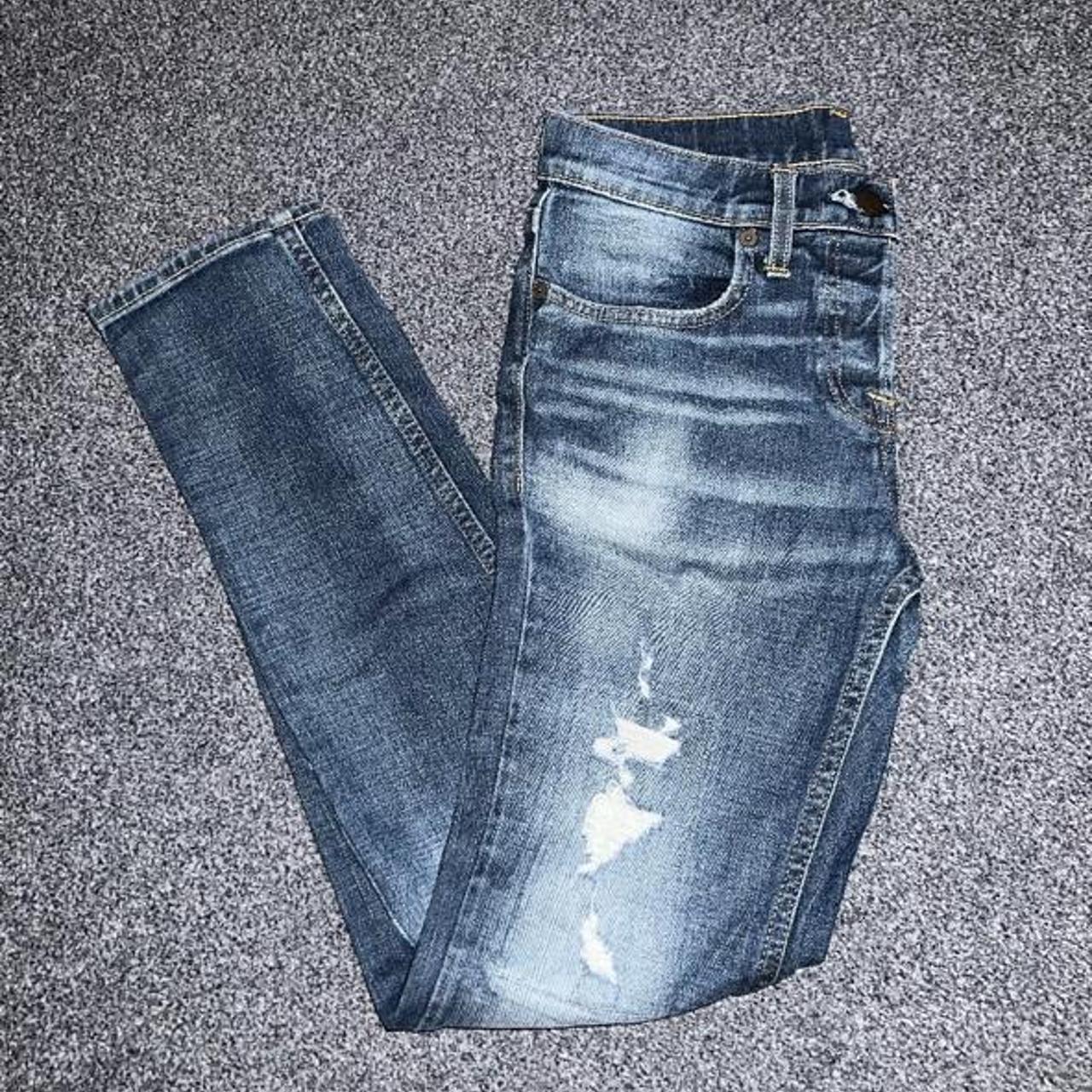 Mens Hollister Slim Fit Jeans W30 L30 Only been... Depop
