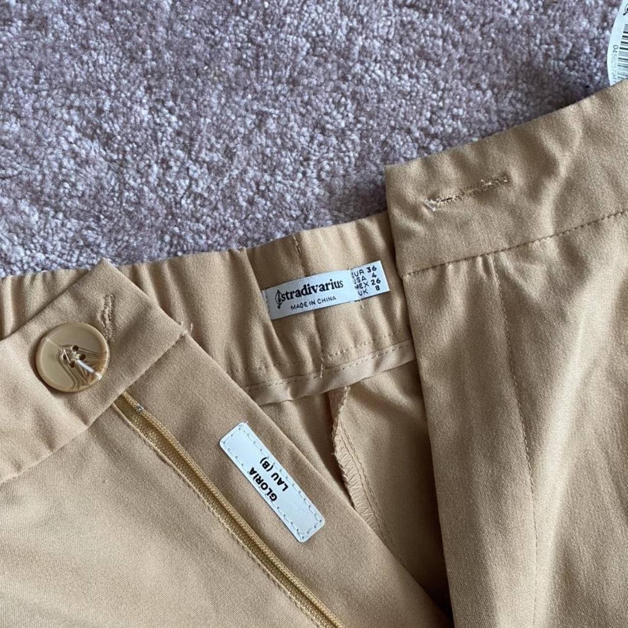 stradivarius wide leg trousers