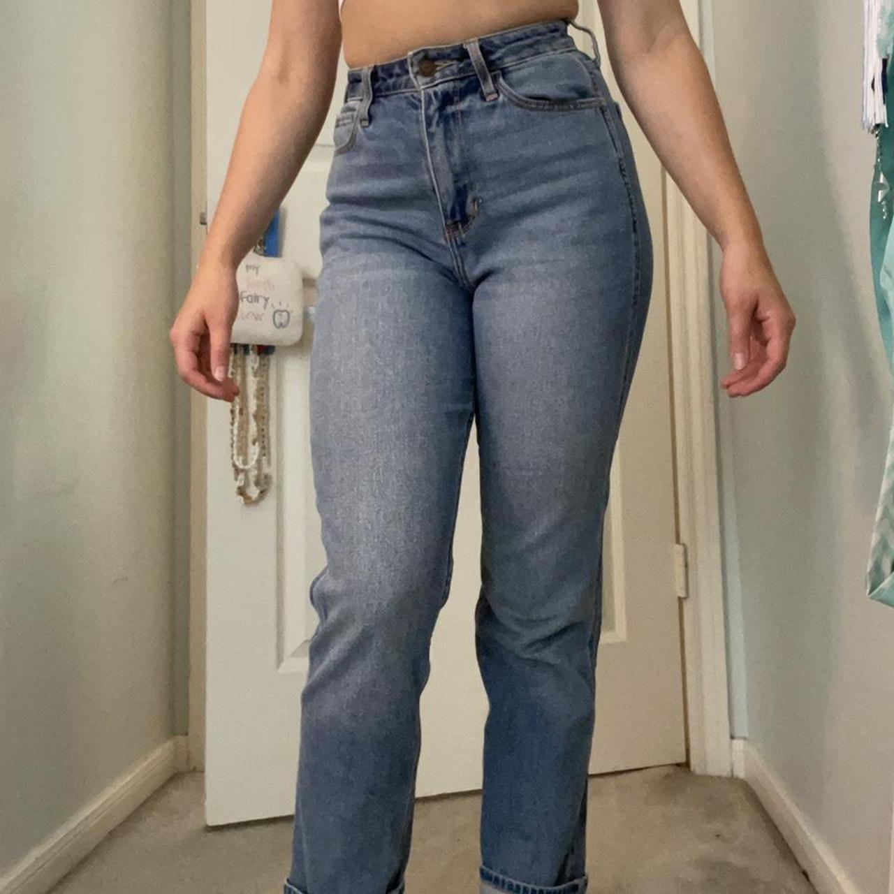 Hollister curvy mom jeans -made for curvier girls... - Depop