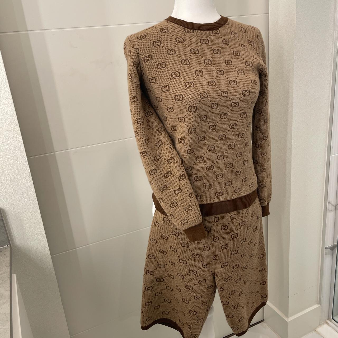LV Louis Vuitton Long Sleeve Bodycon Dress