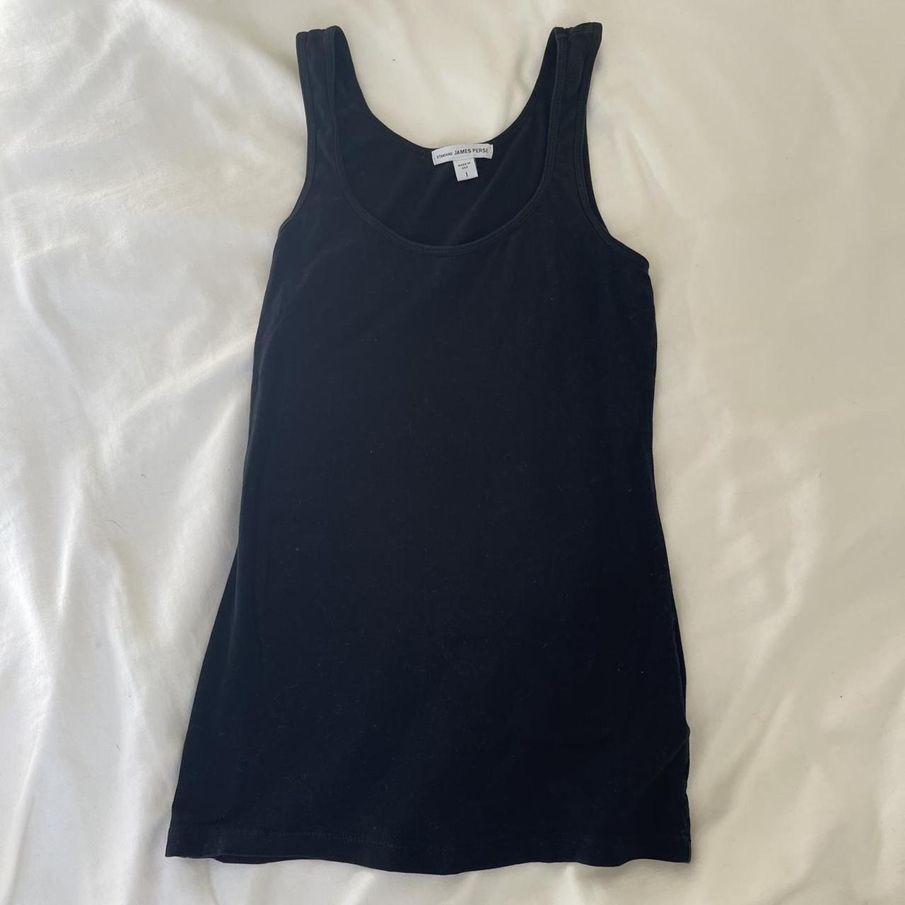 black james perse tank size 1 (xs/s) - Depop