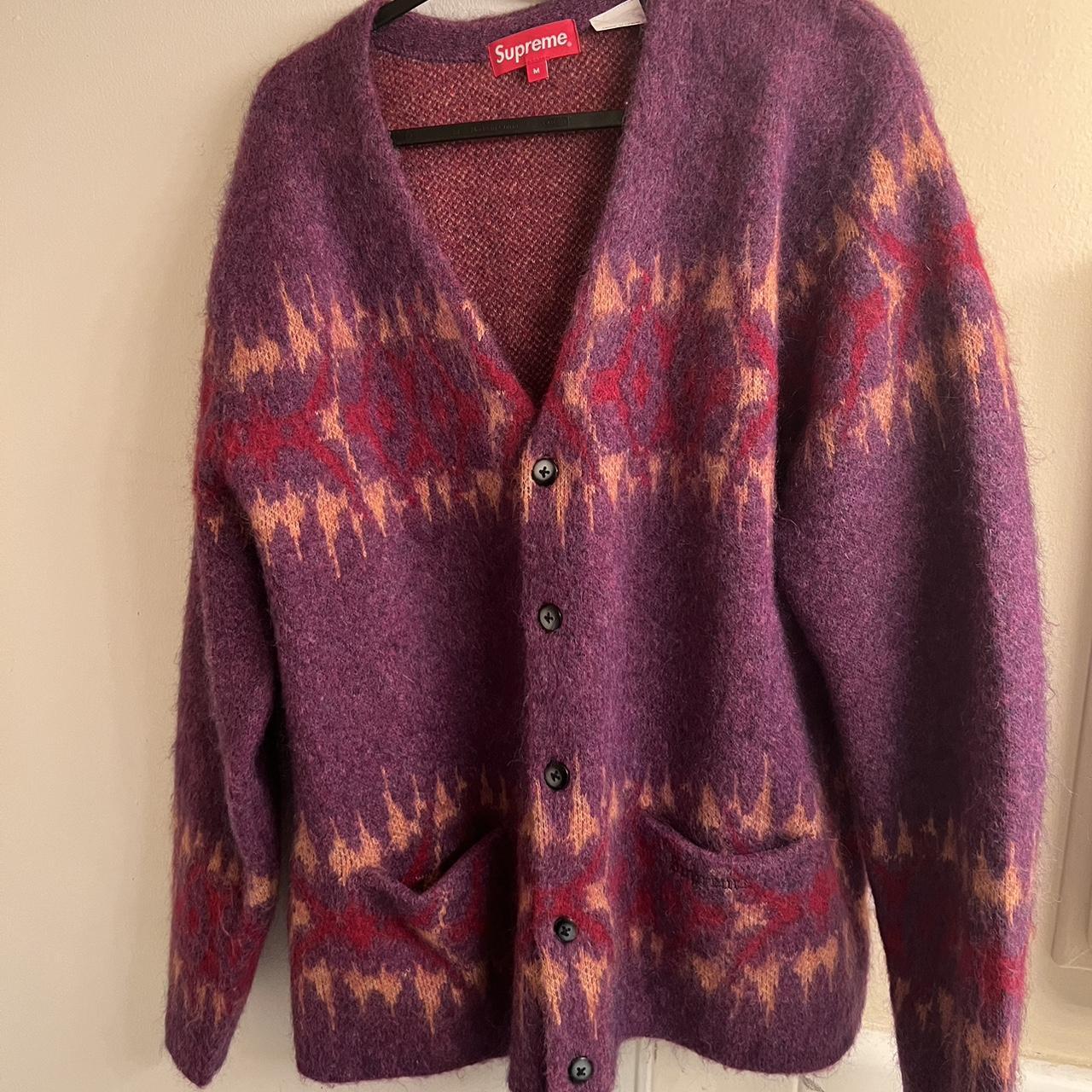 ついに再販開始！】 22aw supreme Abstract Stripe Cardigan L tdh