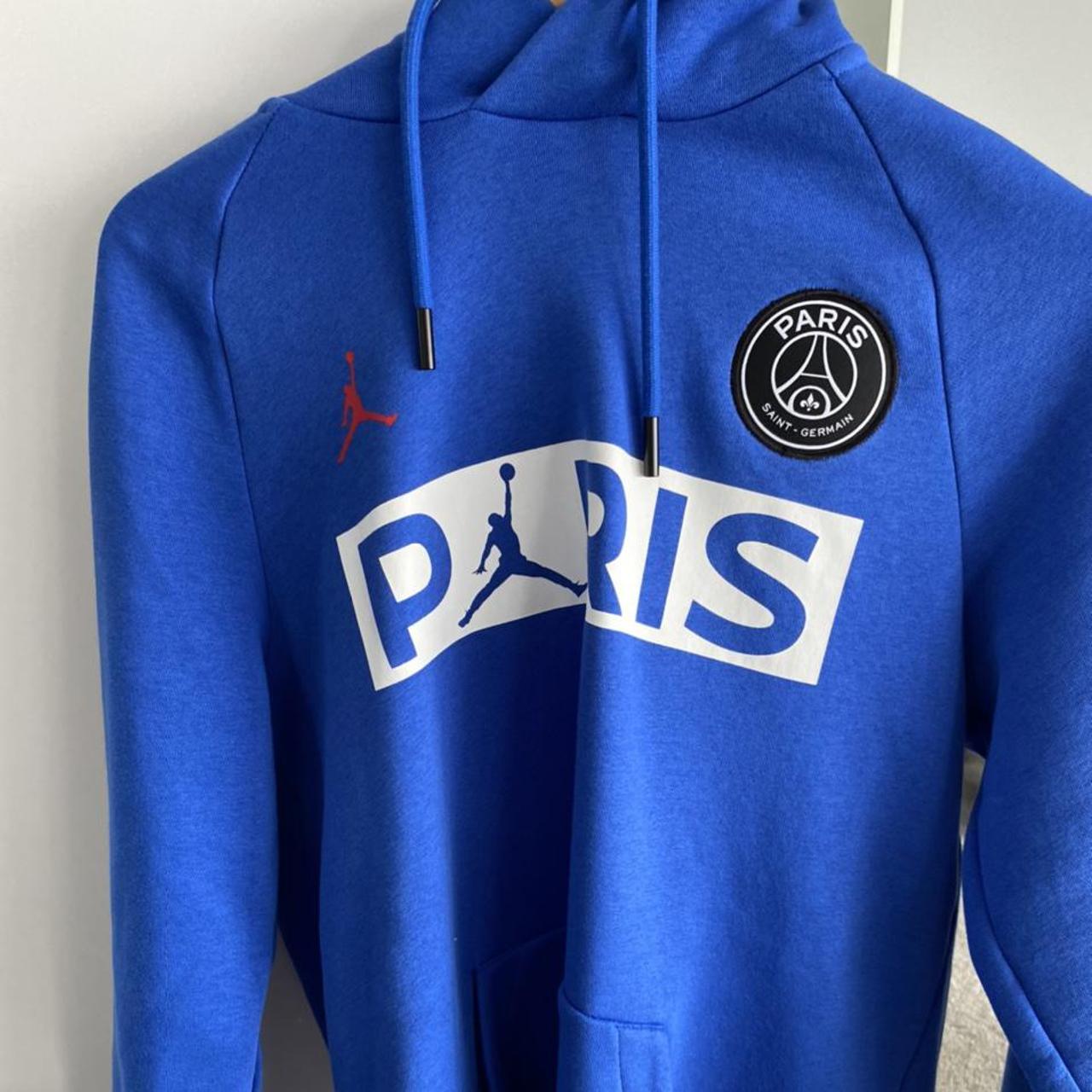 psg jordan hoodie blue