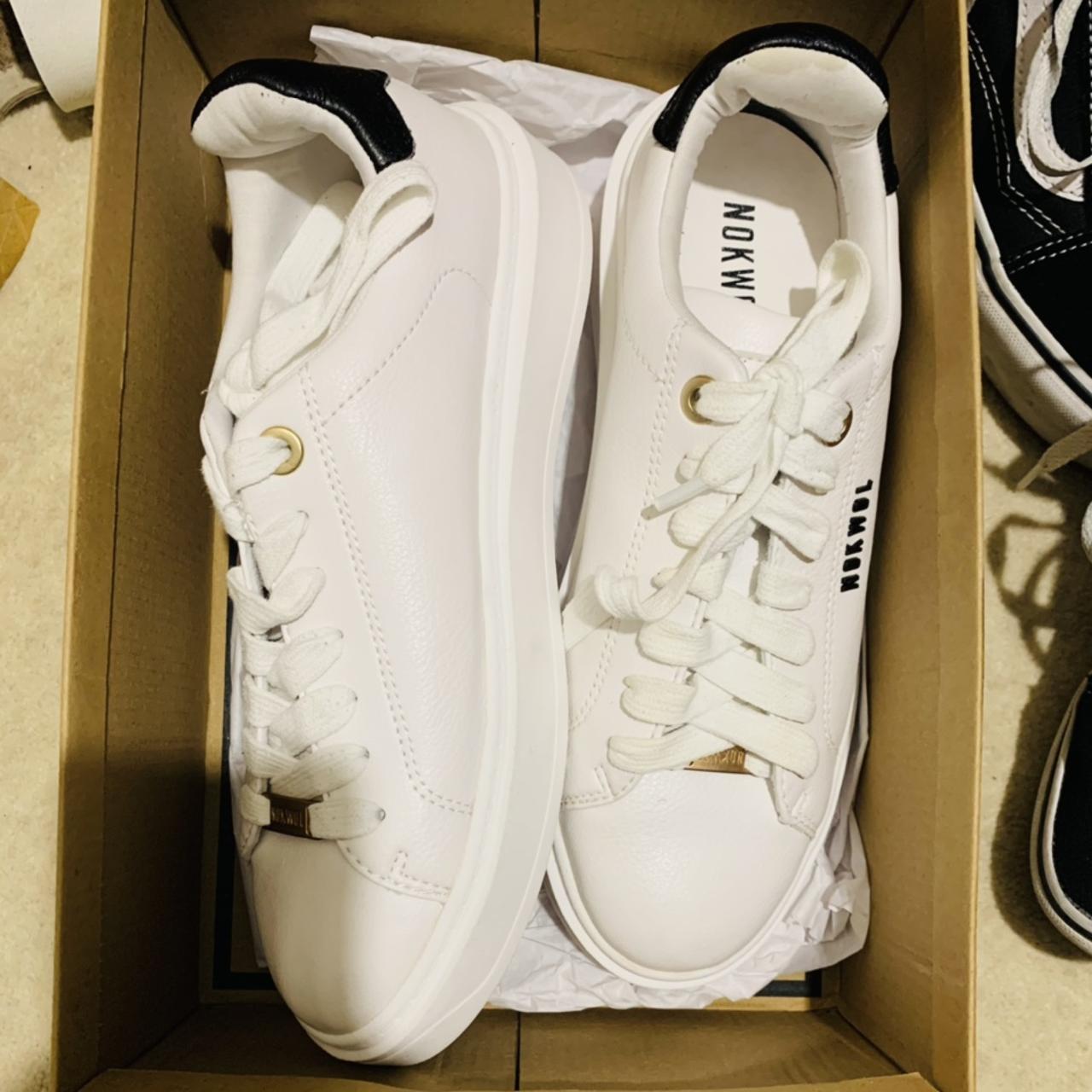 Nokwol Sneakers Nokwol White Scripter Trainers Shop Nokwol Women's