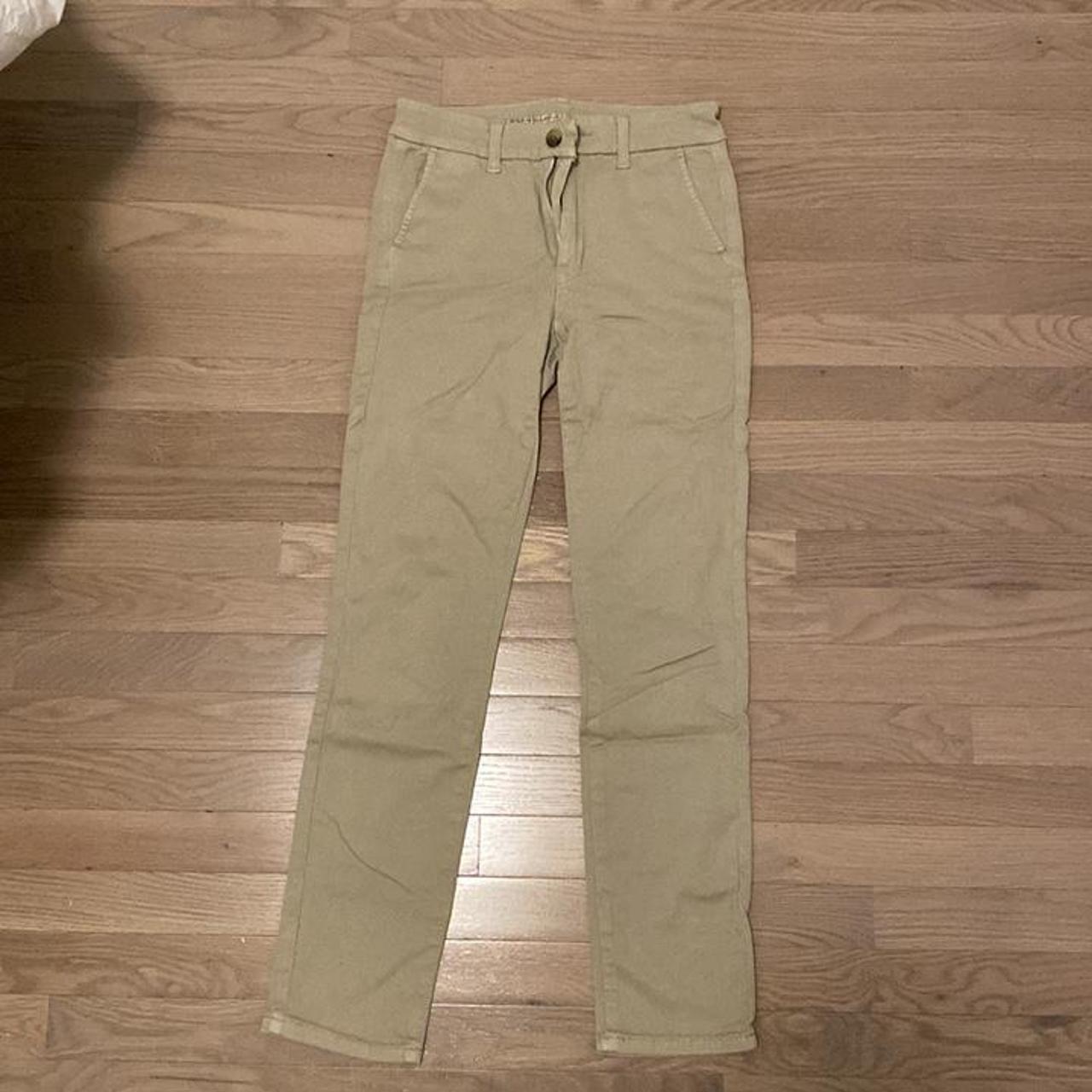 american eagle stretch khakis