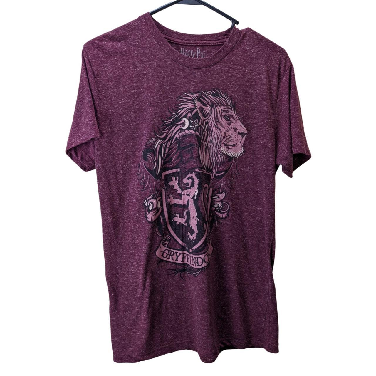 Harry Potter Mens Burgundy T Shirt Depop