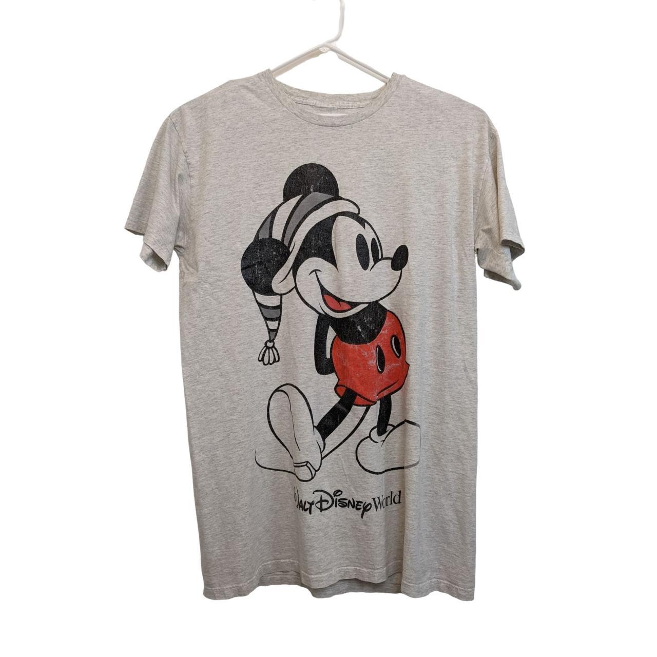 Walt Disney World Mickey With Night Cap Night Shirt... - Depop